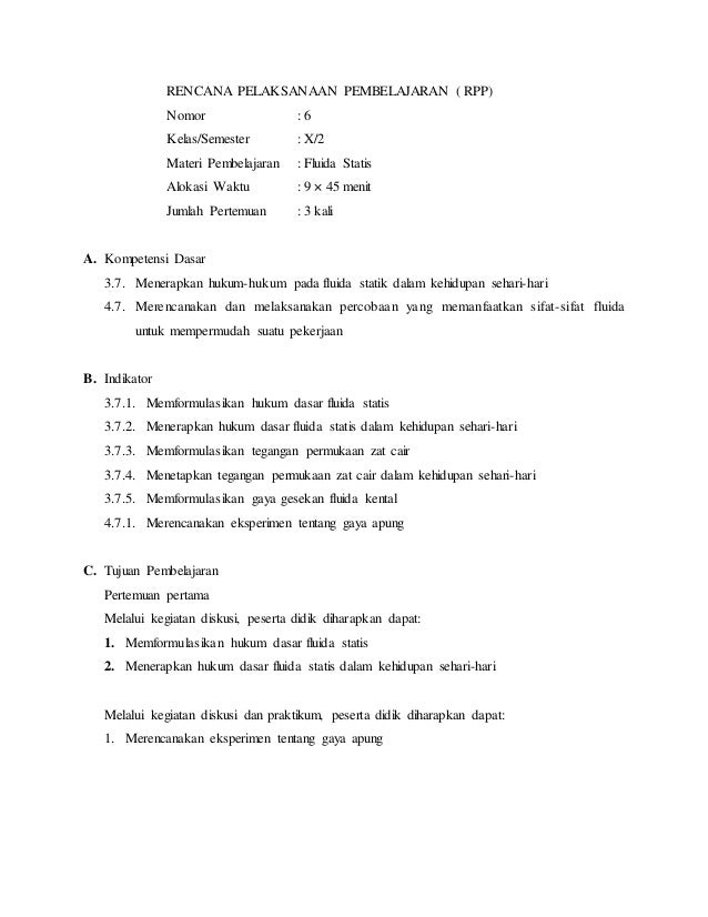 fisika kelas 7 soal kurikulum 2013 fisika kelas sman1 cikembar eli Rpp sma x fluida priyatna
