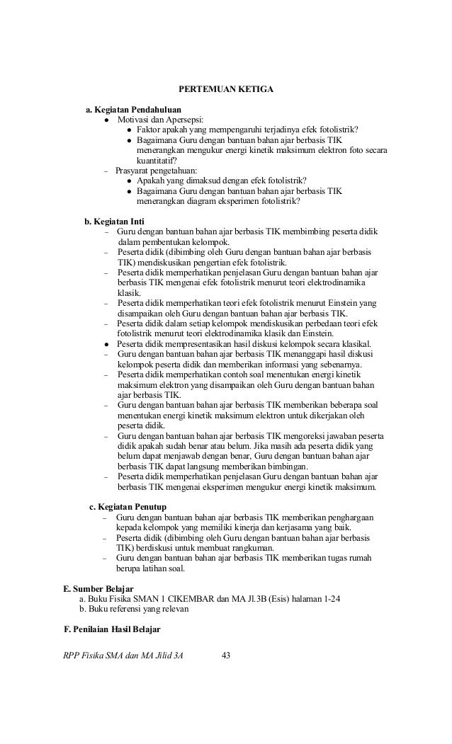 Rpp fisika sma kelas xii smt 1 dan 2