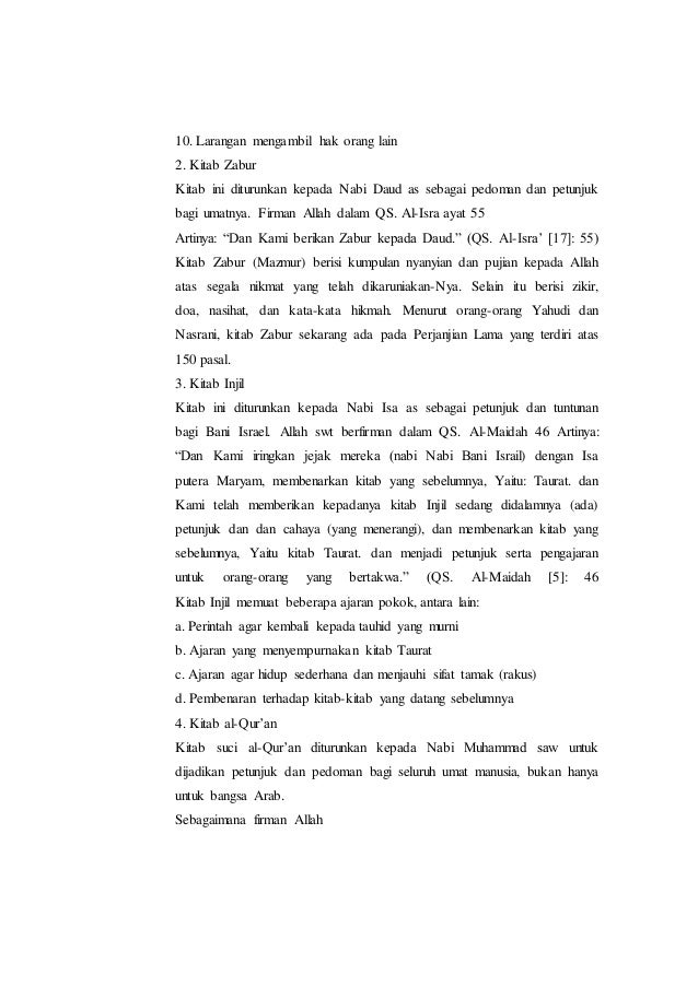 Rpp Iman Kepada Kitab Allah
