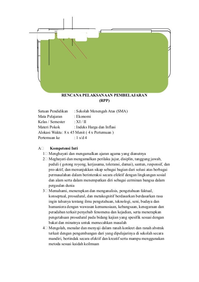 Rpp Ekonomi Sma Xi 3 6