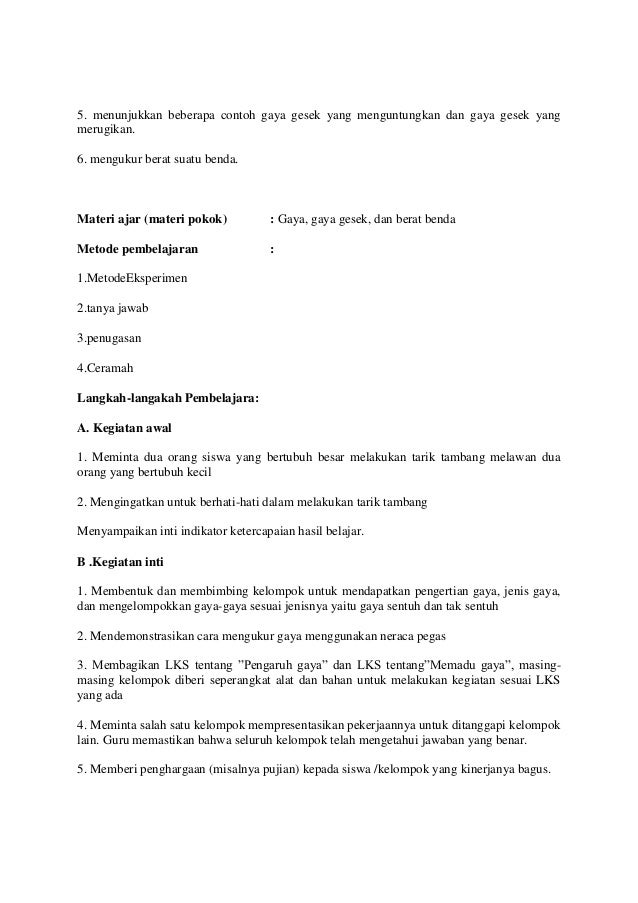 Rpp ipa kelas viii smp semester genap