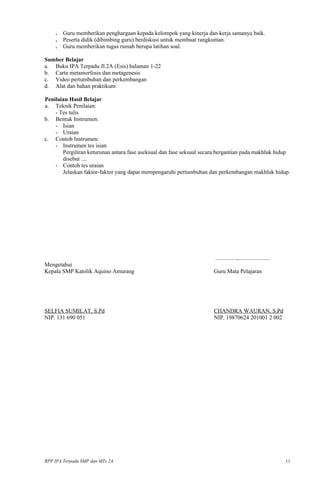 Rpp ipa terpadu 2 a, | PDF