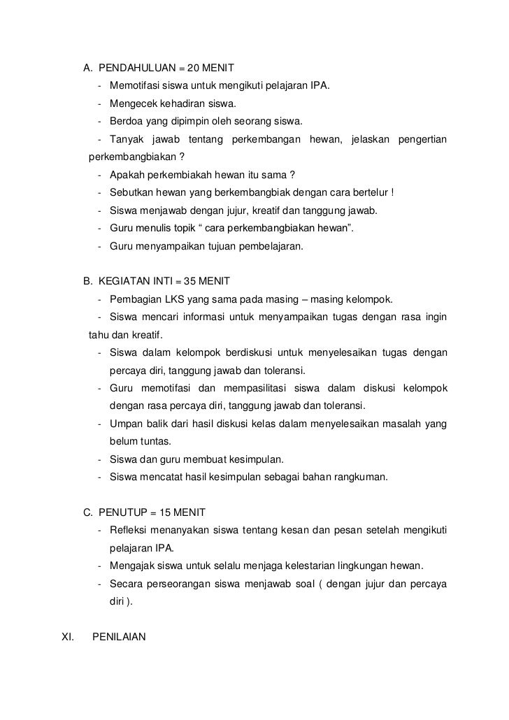 Rpp ipa untuk kelas vi semester ii Rpp ipa untuk kelas vi semester ii