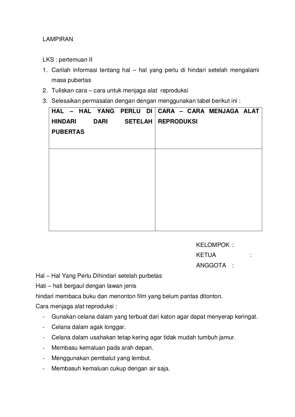 Rpp ipa untuk kelas vi semester ii