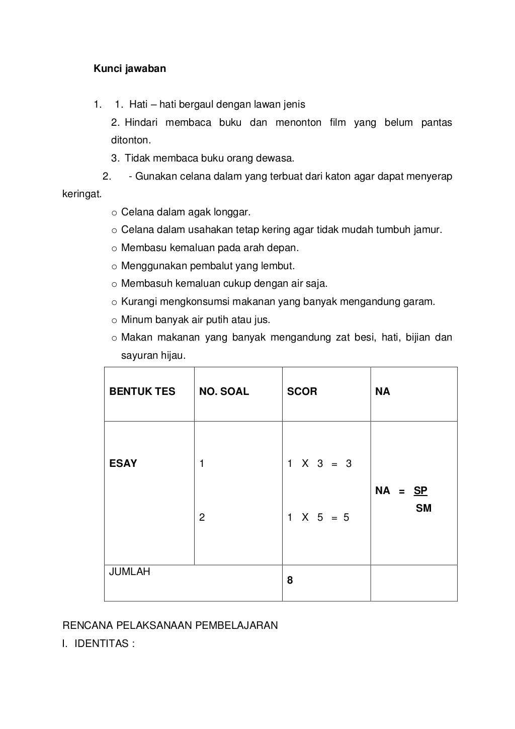 Rpp ipa untuk kelas vi semester ii