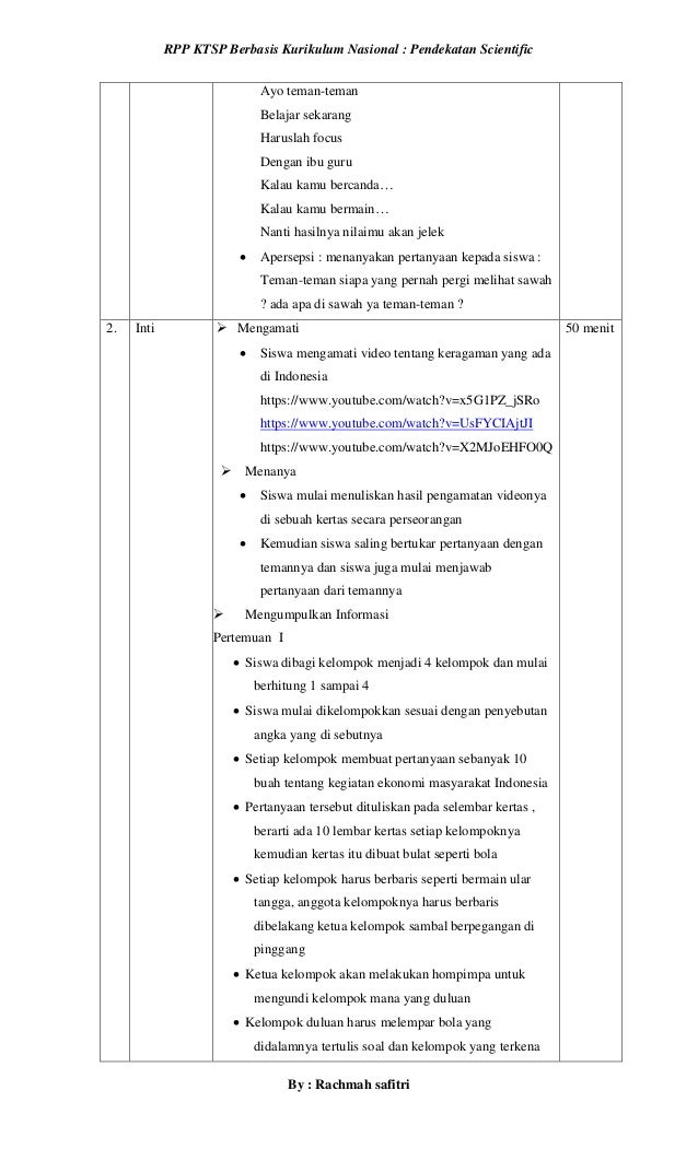 Download Rpp Ips Kelas 4 Semester 2 Ktsp