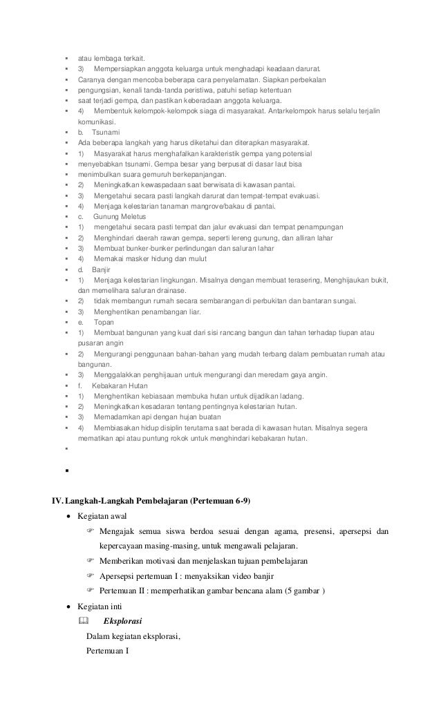 Rpp Ips Kelas 6 Semester 2