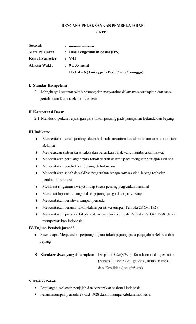 Rpp Ips Kls 5
