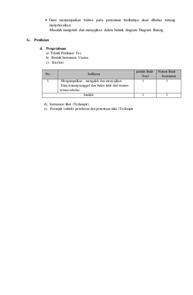 Rpp Statistika kur. 2013 kelas 7 semster genap