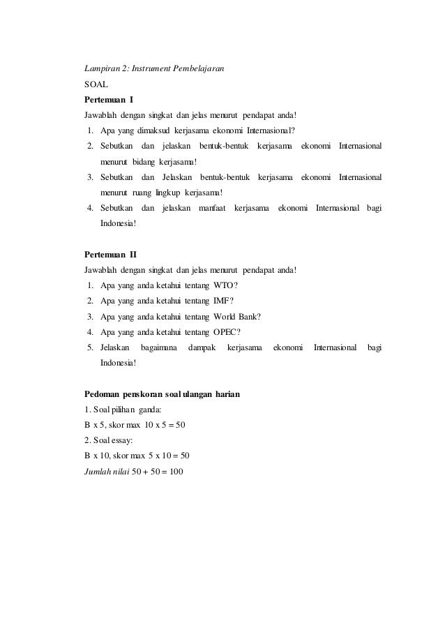 22+ Contoh soal analisis tentang materi kerjasama info