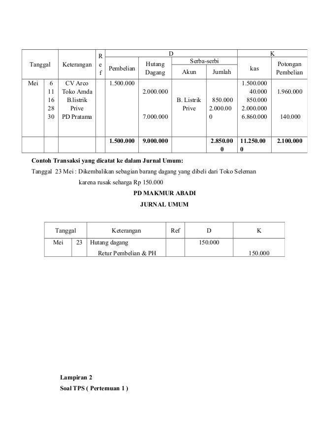 Rpp kd 3.6 akt 1.2 jurnal beli @ j keluar kas