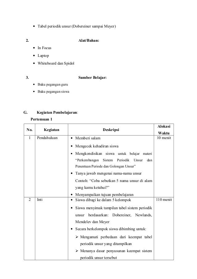 RPP KIMIA X Kurikulum 2013 kd 3.4
