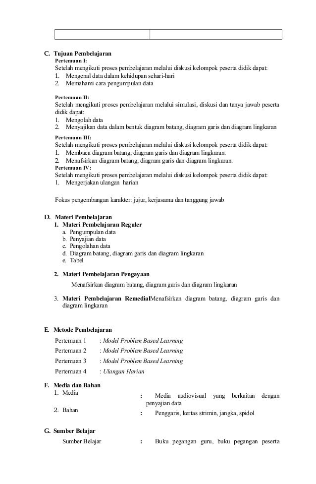 Rpp Kd 3 12 Penyajian Data Doc