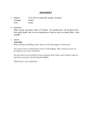 Lesson Plan Senior High School 3 | PDF