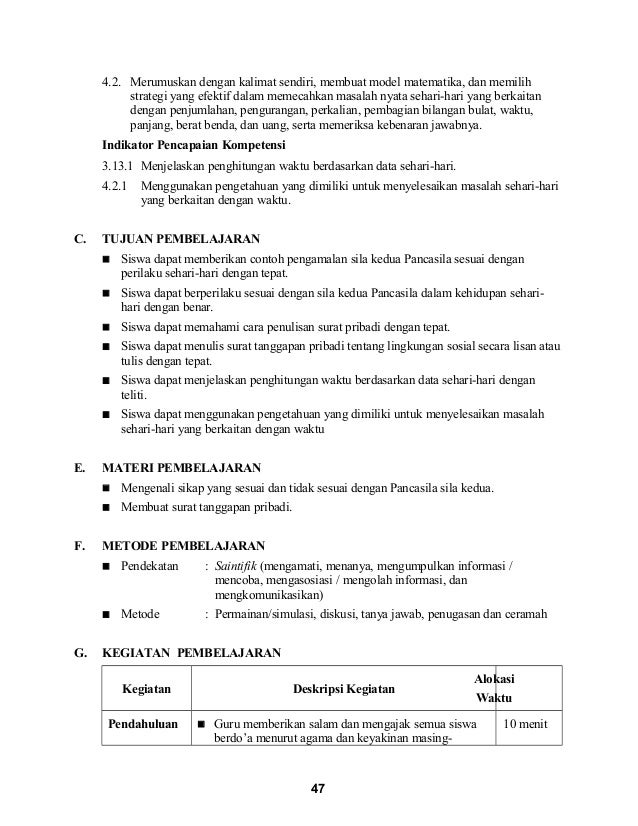Rpp kelas 3 tema 6 indahnya persahabatan