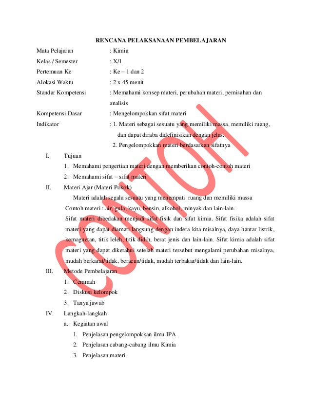 Rpp Kimia Kelas1 2