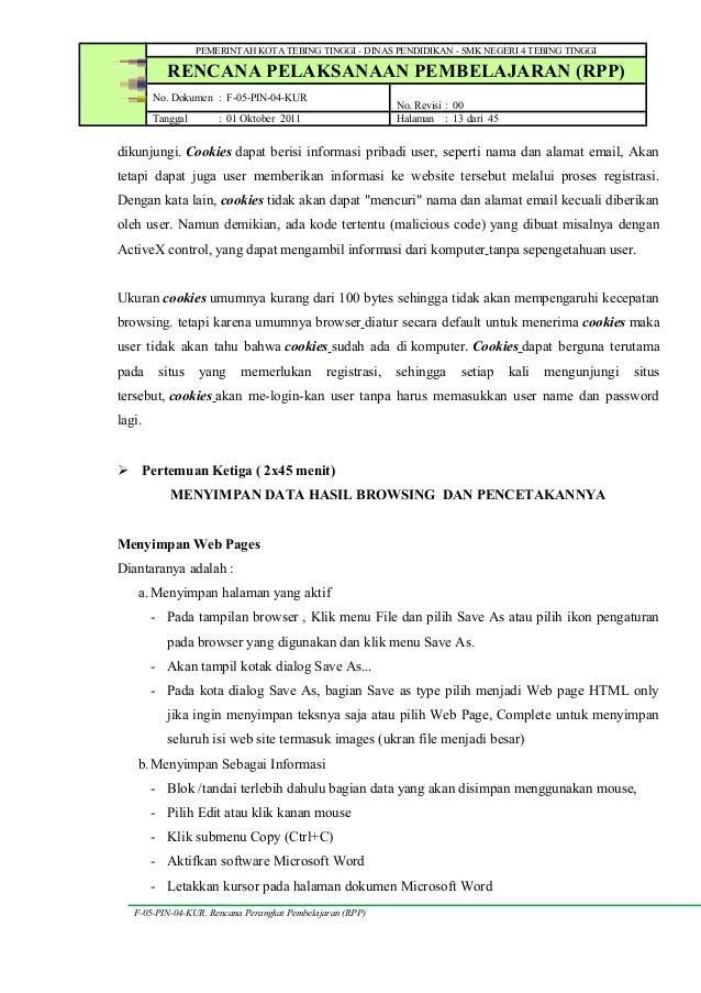 Rpp Kkpi Kls 12 Sem Genap Tp 2014 2015