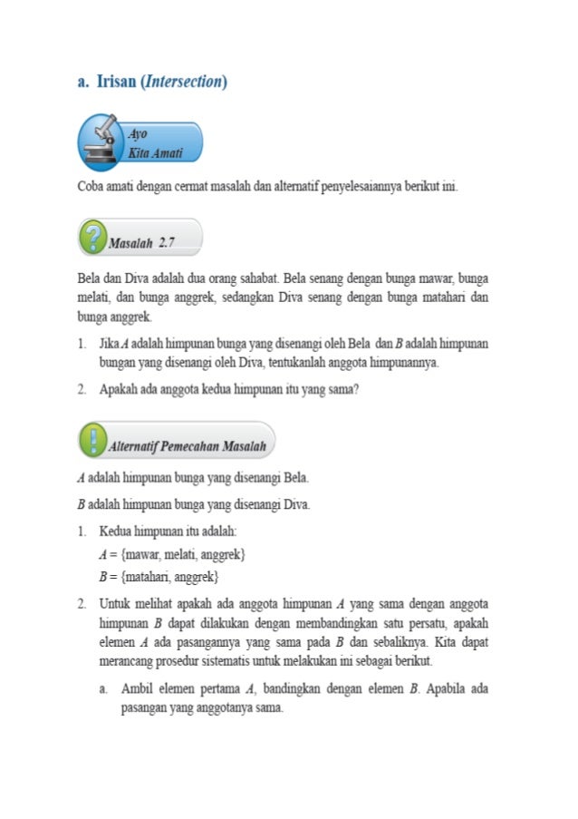RPP KURIKULUM 2013 OPERASI HIMPUNAN (IRISAN dan GABUNGAN 