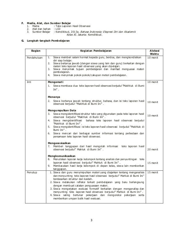 Contoh RPP kur 13