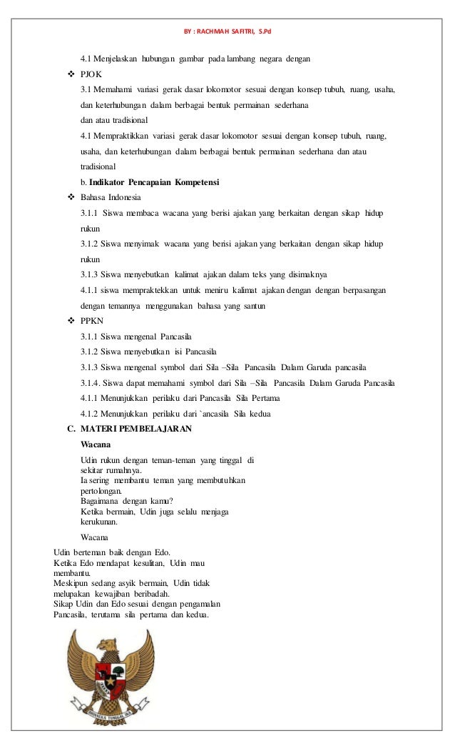 Rpp Kurtilas Kelas Ii Tema 1 Sub Tema 2 Pb 2