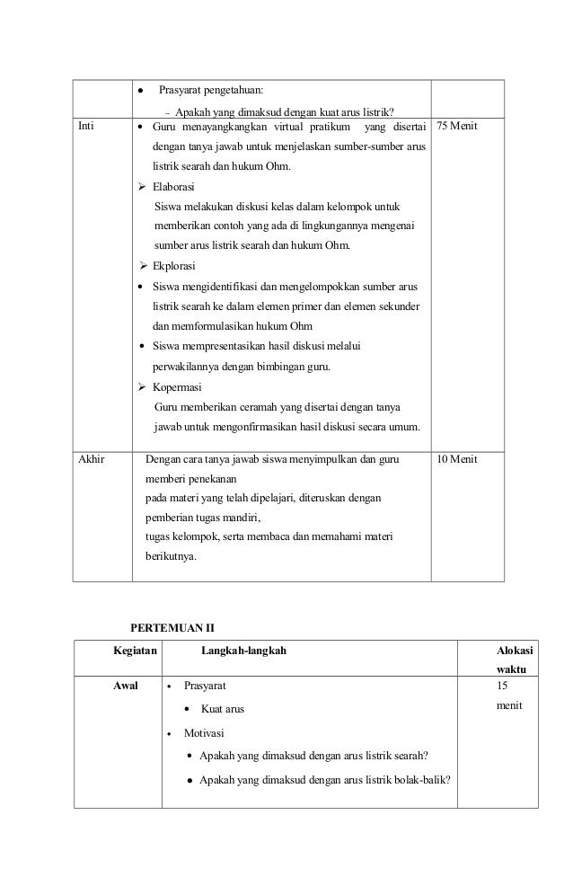 Listrik Statis rpp Listrik Statis rpp