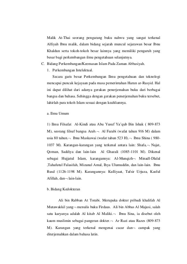 Perkembangan Peradaban Islam Pada Masa Kejayaan