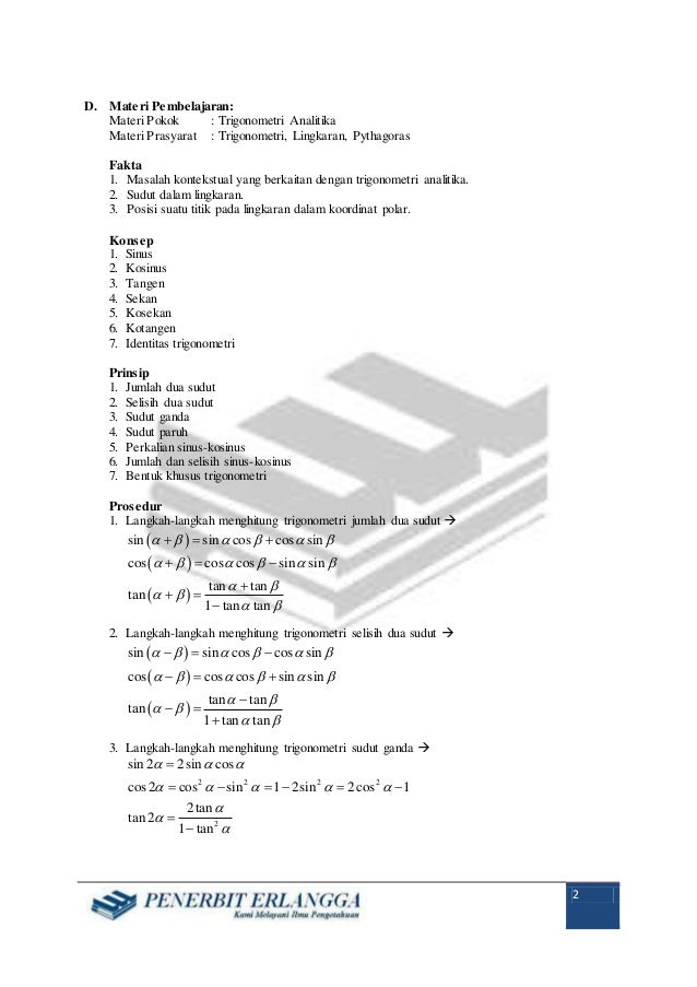 Trigonometri Analitika Siswapelajar Com