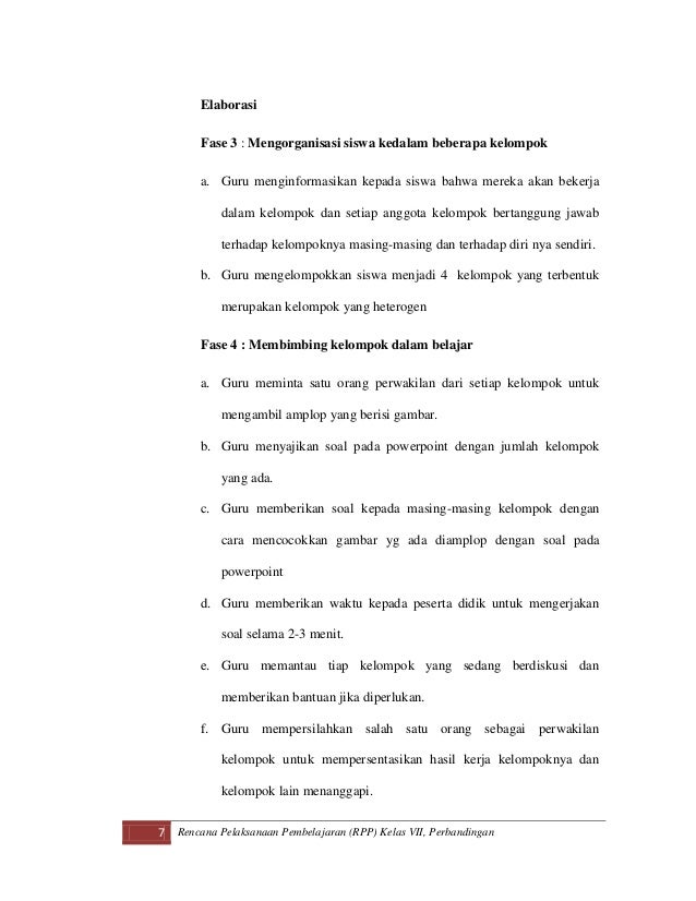 Rpp micro teaching PERBANDINGAN SKALA
