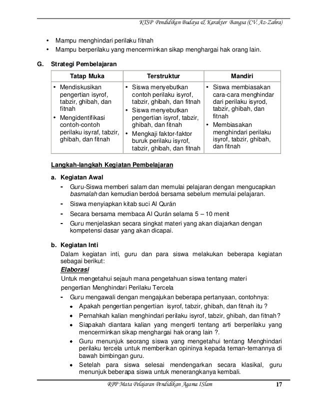 Rpp pai sma berkarakter kls xii sms 2 Rpp pai sma berkarakter kls xii sms 2