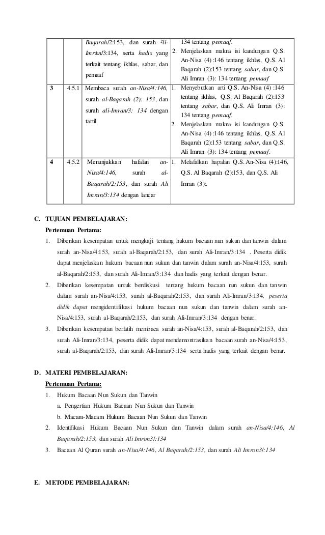 RPP PAI SMP KELAS VII