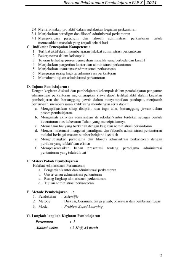 Pengantar Administrasi Perkantoran Kurikulum 2013 Pdf Kelas 10 Rismax