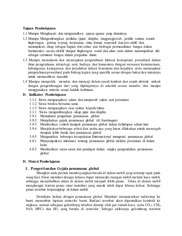 Pemanasan Global Rpp