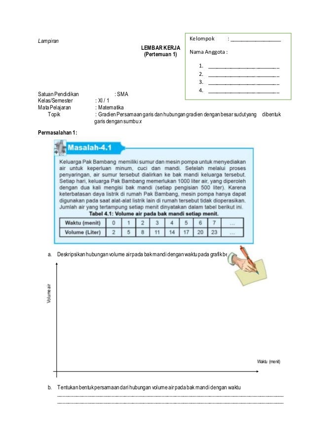 Persamaan garis Persamaan garis