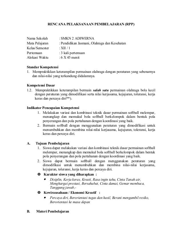 Rpppjoksma Berkarakter Kelas Xii Smstr 1