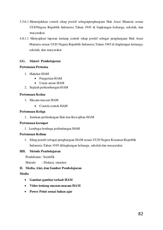 RPP PPKn kls 8 smp kurikulum 2013