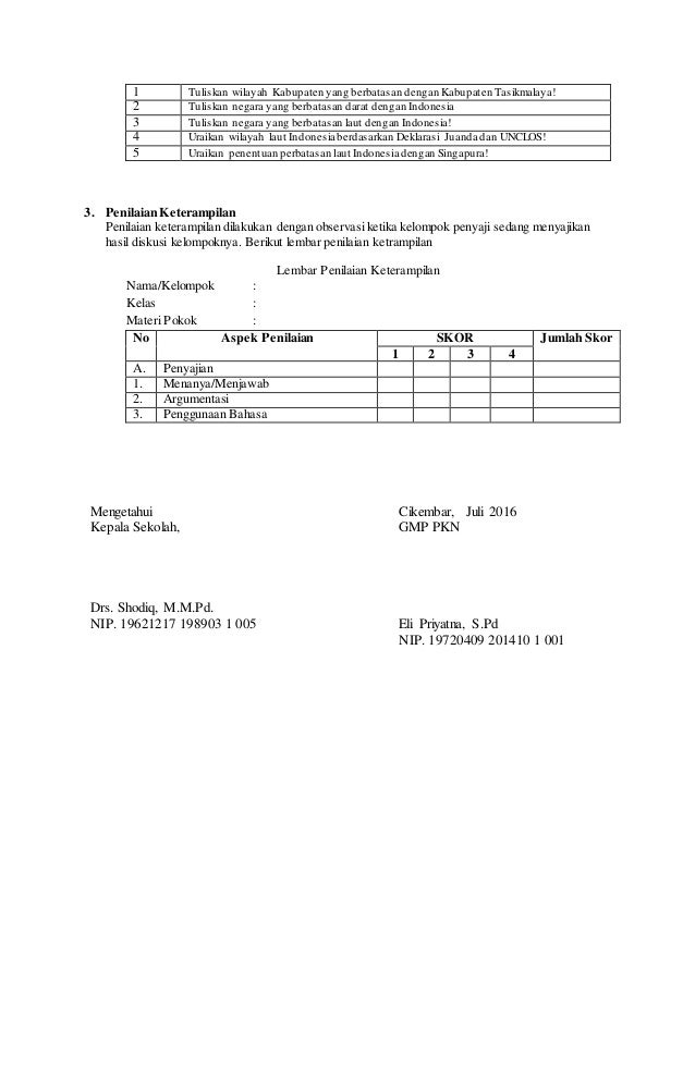 Rpp Ppkn Sma X Bab 2 Prtemuan 4
