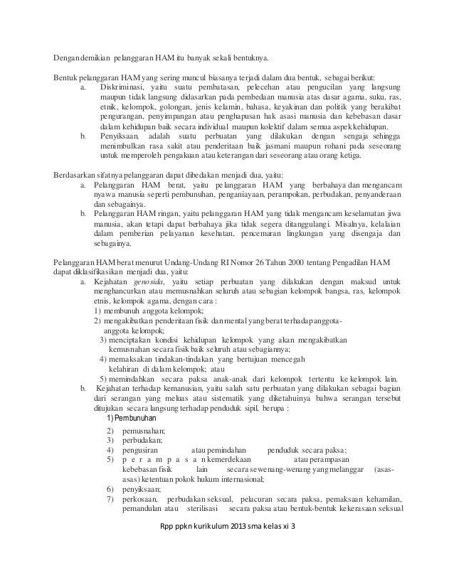 Rpp ppkn sma xi bab 1 pertemuan 2