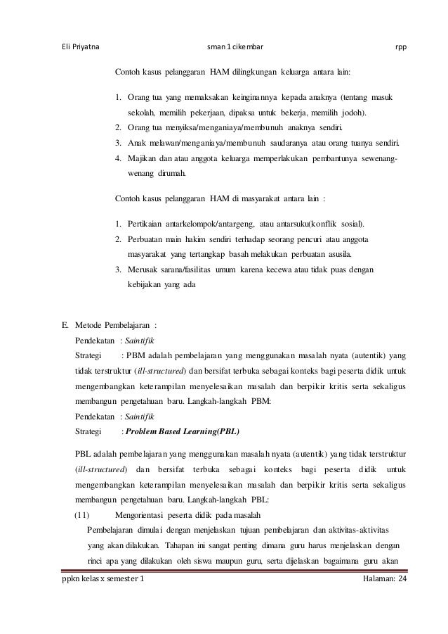 Rpp ppkn x bab 1 1516 8 kali jp
