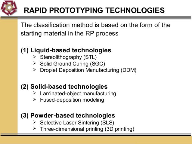 Rapid Prototyping