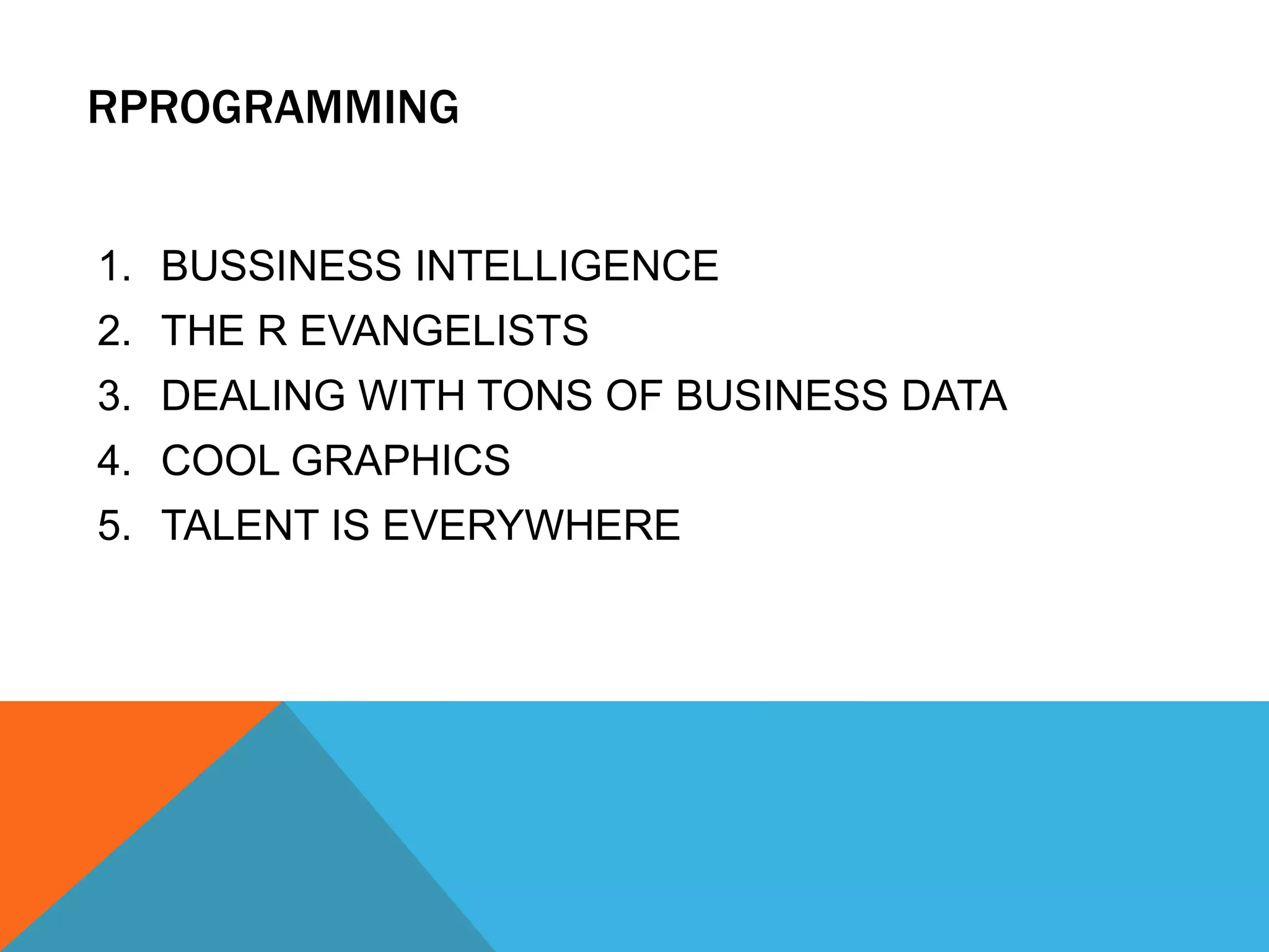 R Programming | PPT