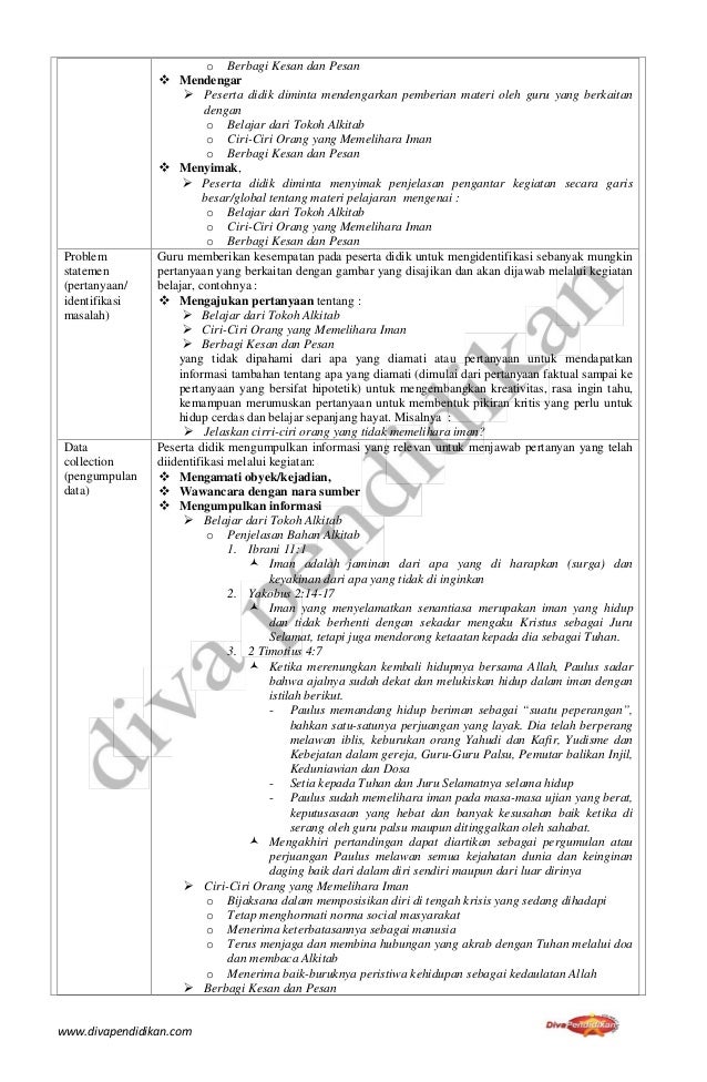 Rpp revisi 2016 pak smp kelas 8 rpp diva pendidikan
