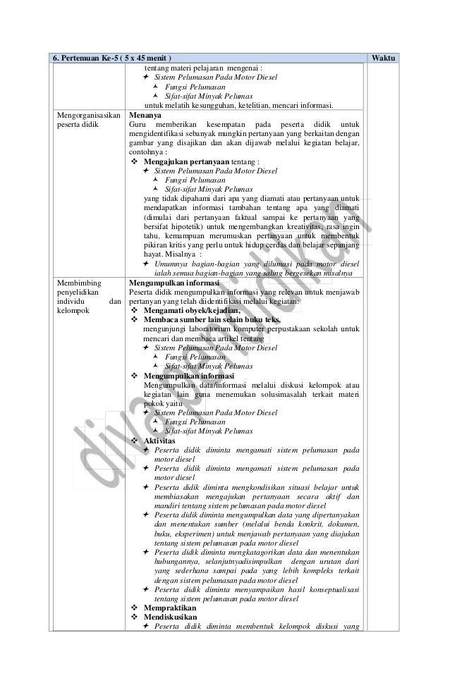 Rpp revisi 2016 perwatan engine dan unit alat berat xii 