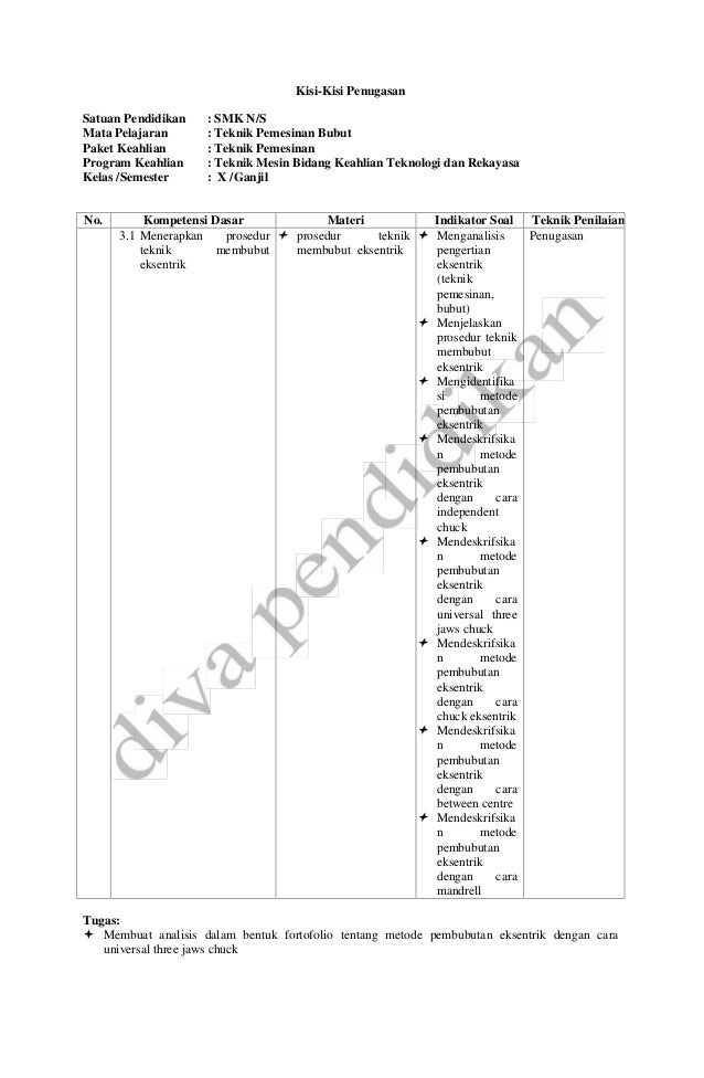 Rpp revisi 2016 teknik pemesinan bubut xii smk rpp diva 