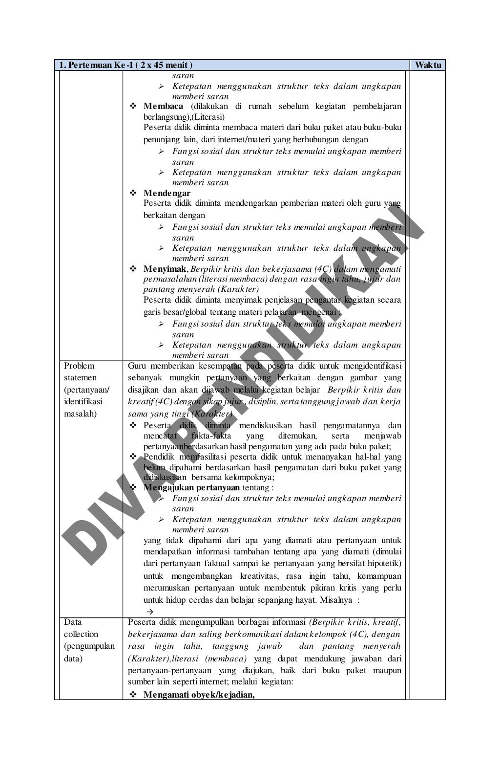 Rpp revisi 2017 bahasa inggris wajib kelas 11 sma