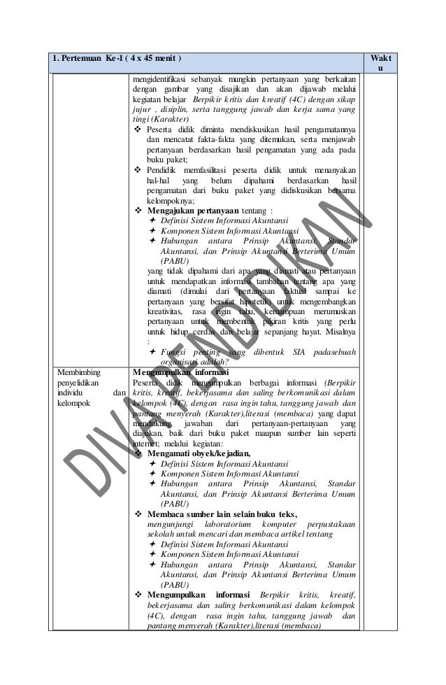 Rpp Revisi 2017 Ekonomi Kelas 12 Sma