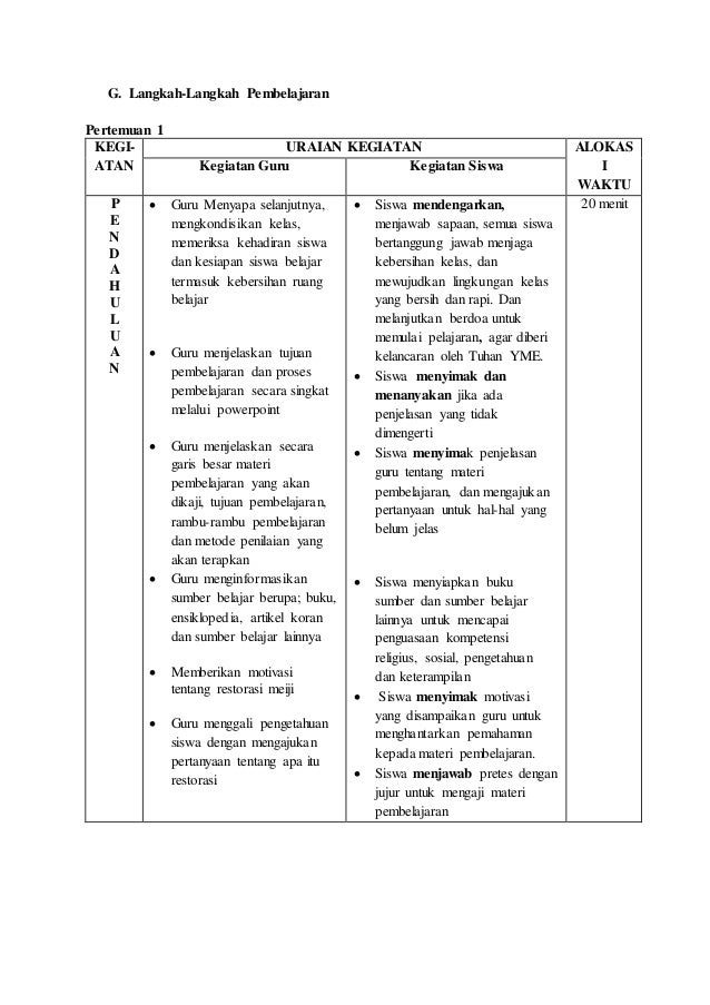 Rpp sejarah kelas xi Rpp sejarah kelas xi