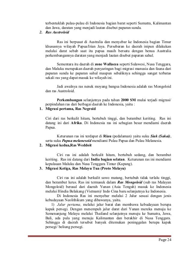 Suku Bangsa Mana Yang Dianggap Telah Ada Sebelum