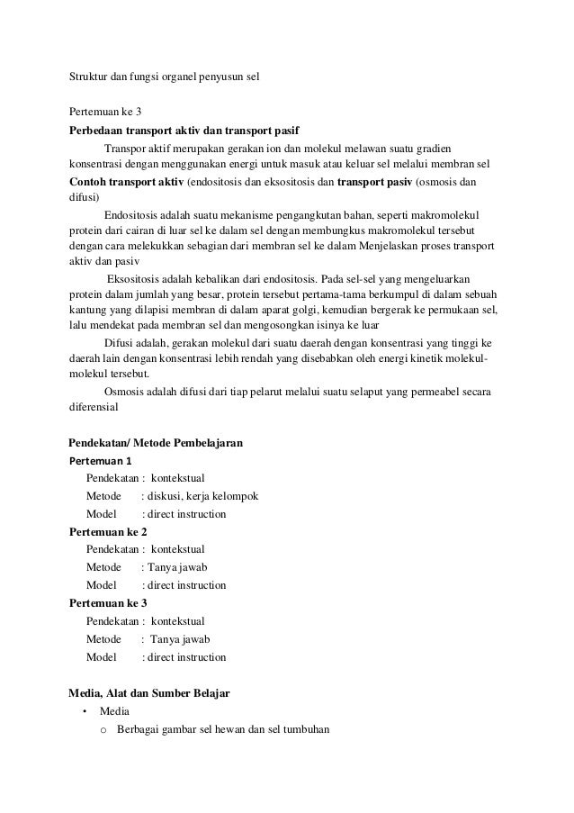 Contoh Difusi Osmosis Endositosis Eksositosis - Contoh Rim