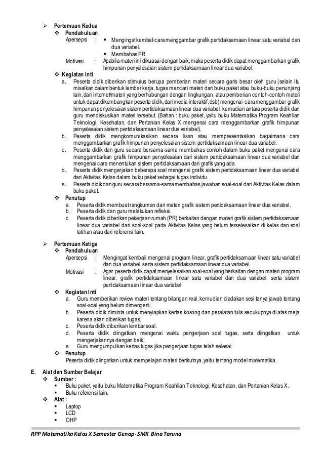 rpp program linear smk rpp program linear smk