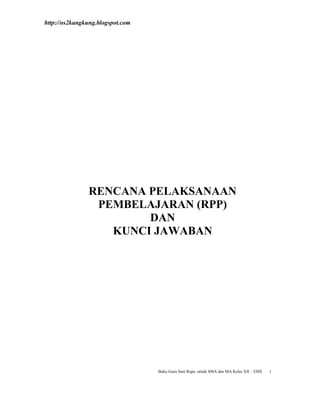 Rencana Pembelajaran RPP SENI RUPA III A SMA.doc